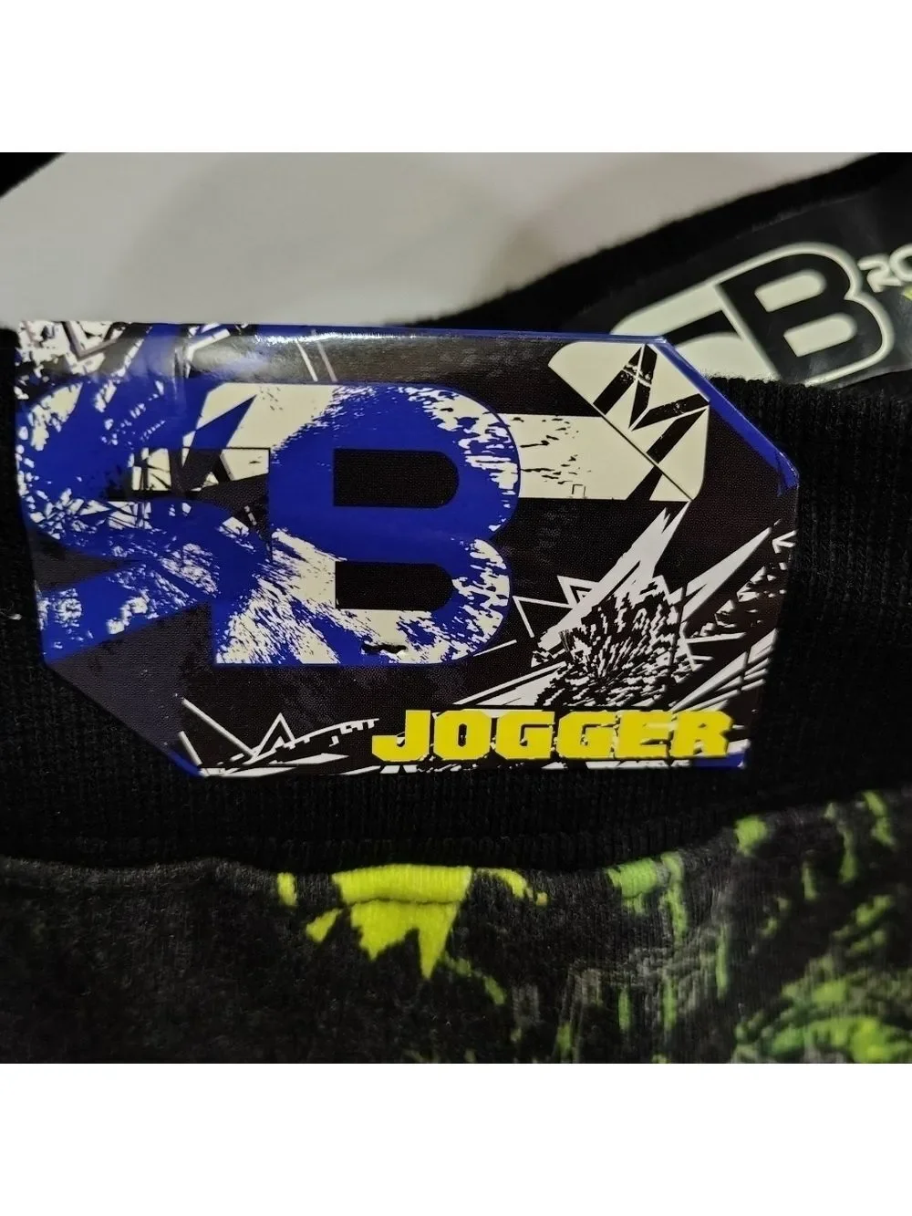 ROYAL BLUE PRINT JOGGER TERRY POP ART JUNGLE FLORAL PANTS